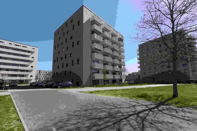 Moderne 3-Raum Wohnung mit Morgensonne auf dem großen Balkon — photo 1